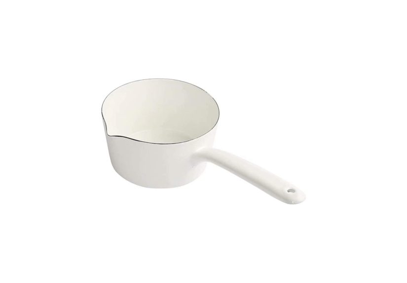 Alpertie Japanese Style Enamel Milk Pot