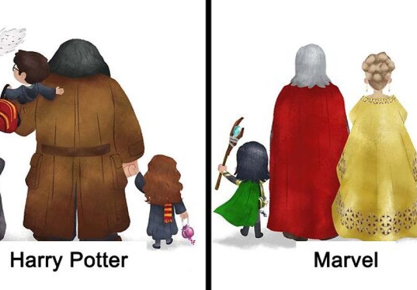 Artist Puts Together ‘Super Families’ From Our Favorite Characters (30 Pics)