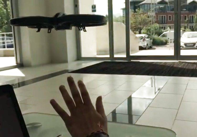 Drone Takes Off With A Flick Of The Wrist
