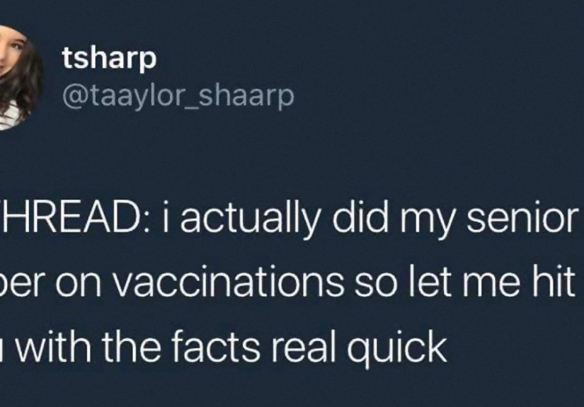 Girl Goes Viral On Twitter For Delivering All The Real Facts About Vaccines And People Can’t Thank Her Enough