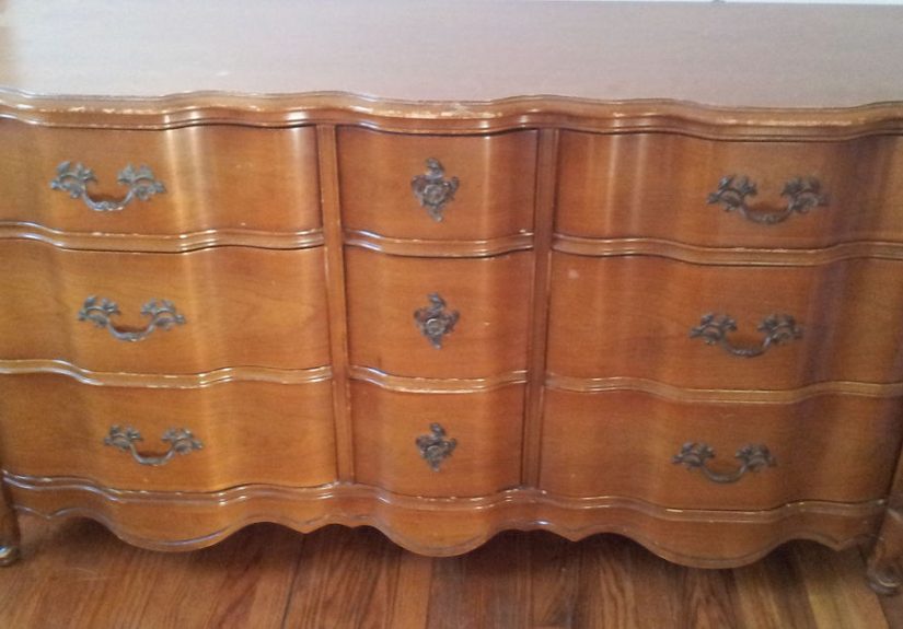 Gorgeous Before and After: Refinished Dresser