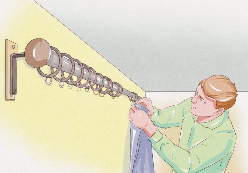 How to Hang Pencil Pleat Curtains: 9 Steps
