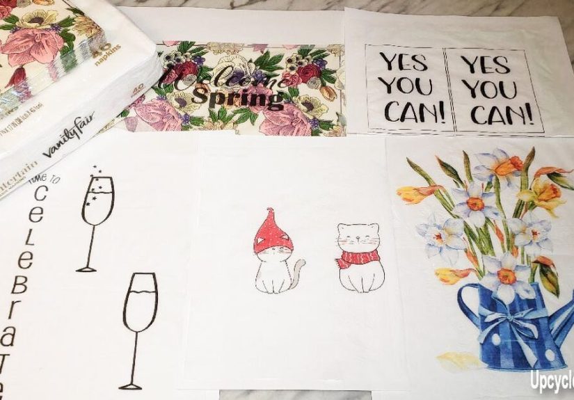 How To Make Custom Decoupage Designs On Napkins