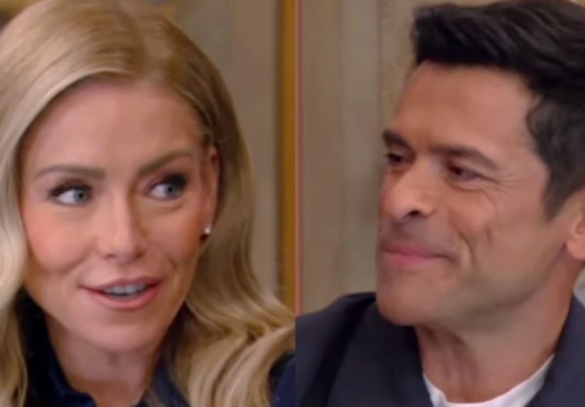 Kelly Ripa Calls Out Mark Consuelos on 'Live' for Not Listening