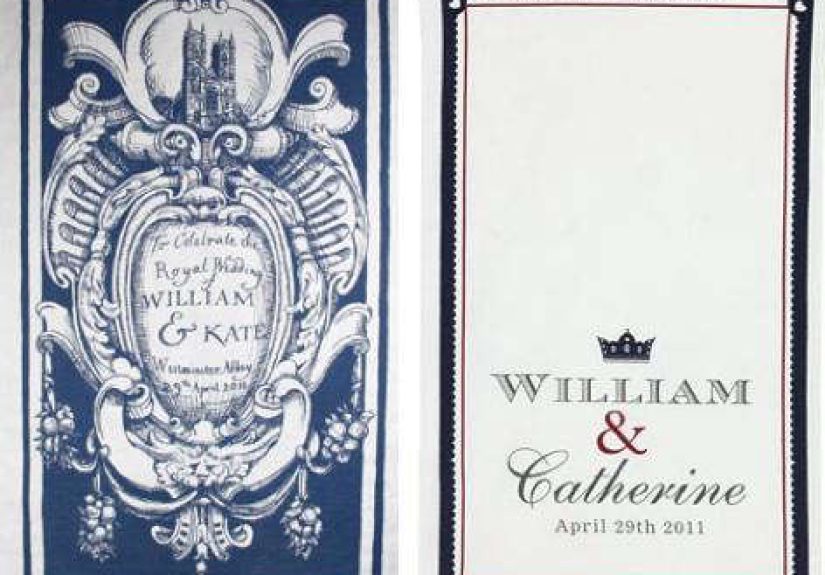Kitchen: Royal Wedding Commemorative Tea Towels