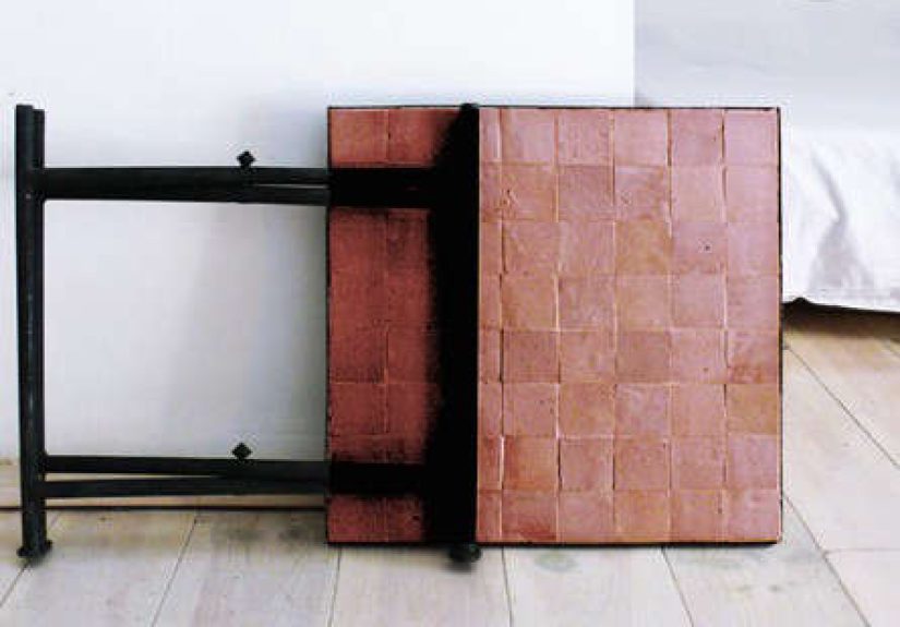 Moroccan "Zellij" Side Table - Pinkish